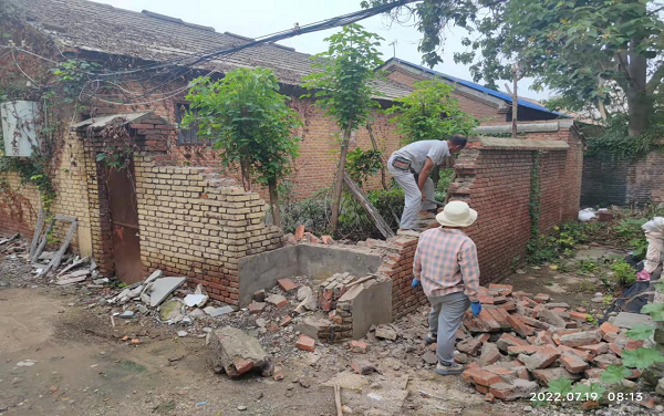 萧县建投建筑工程有限公司援建的背街小巷